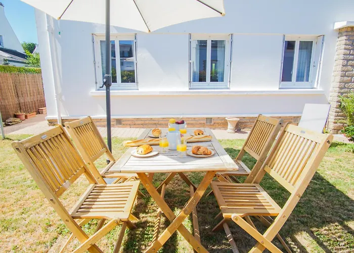 -Le Sentier- Elegant T3 Avec Jardin Proche Mer