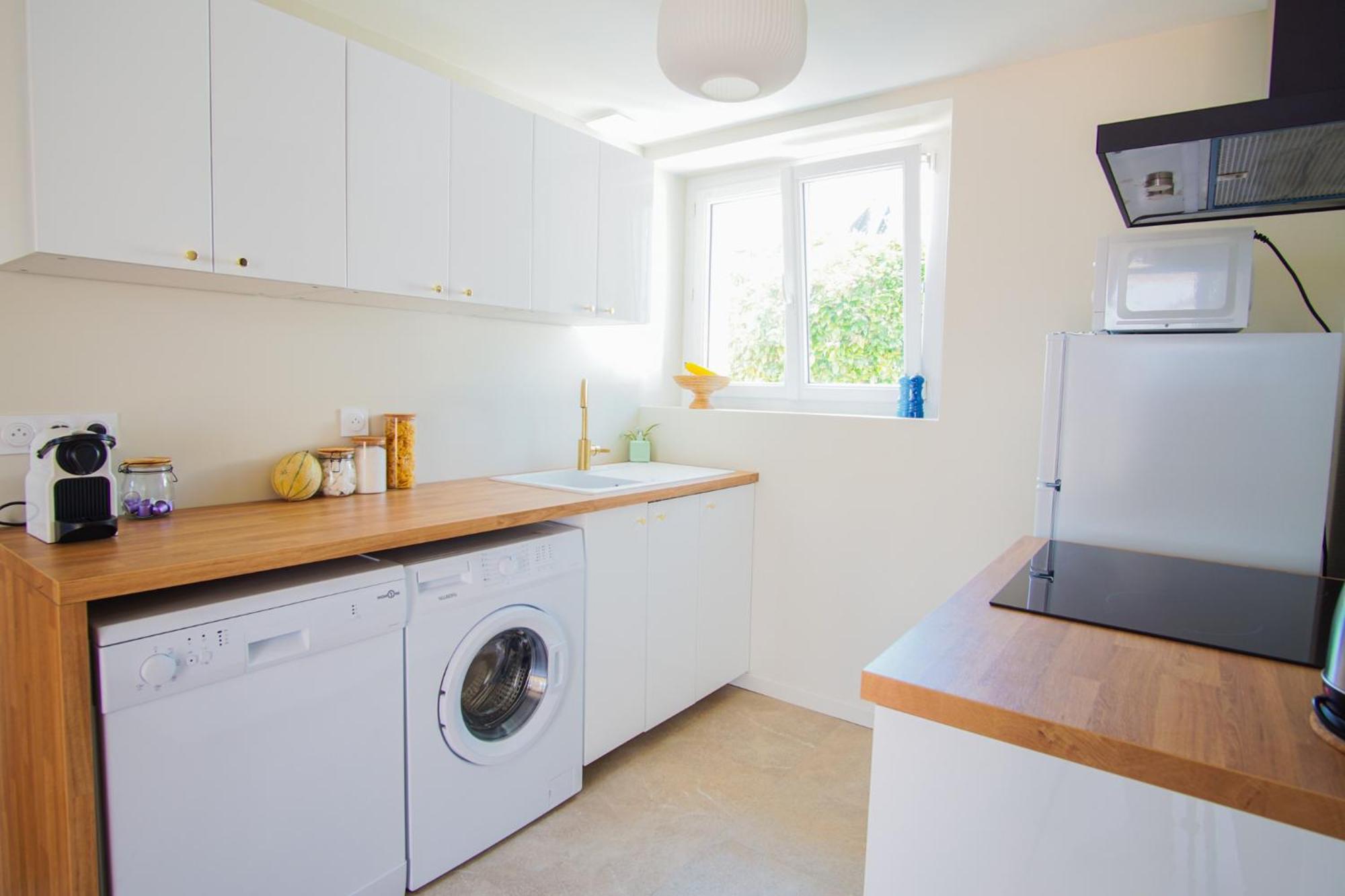 Apartment -le Sentier- Elegant T3 Avec Jardin Proche Concarneau