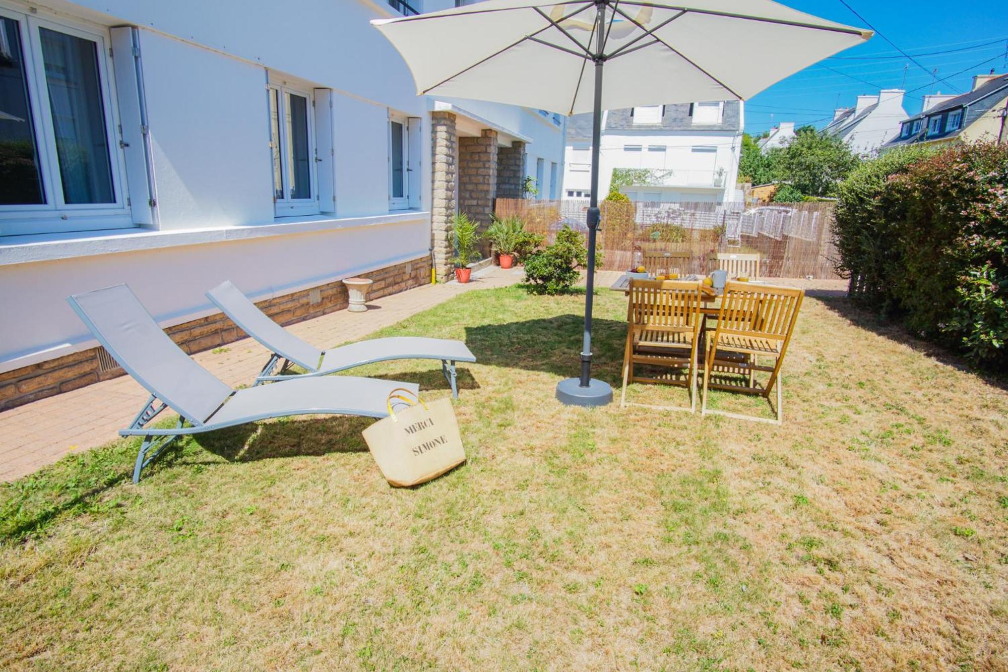 -le Sentier- Elegant T3 Avec Jardin Proche Concarneau